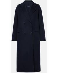 Max Mara - Favola Double-Breasted Virgin Wool Coat - Lyst