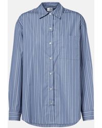 Leset - Yoshi Striped Cotton-Blend Twill Shirt - Lyst