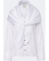 TOVE - Nia Cotton Poplin Shirt - Lyst