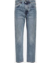 Totême - Twisted Seam Mid-rise Straight Jeans - Lyst
