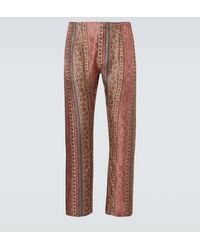 Etro - Paisley Print Trousers - Lyst