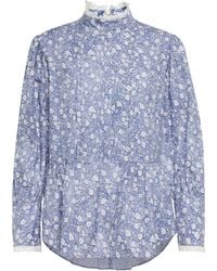See By Chloé - See By Chloe Printed Long-sleeved Blouse - Lyst