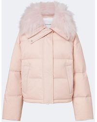 Yves Salomon - Doudoune Shearling-Trimmed Down Jacket - Lyst