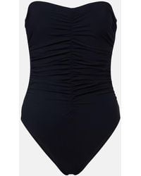 Karla Colletto - Banador Basics Fruncido Sin Tirantes - Lyst