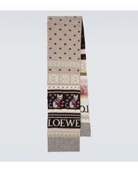 Loewe - X Louis Wain Bufanda De Jacquard En Mezcla De Lana - Lyst