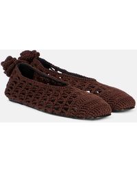 Magda Butrym - Crochet Ballet Flats - Lyst