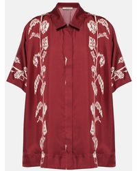 Asceno - Montauk Silk Twill Shirt - Lyst