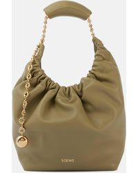 Loewe - Squeeze Small Leather Shoulder Bag - Lyst