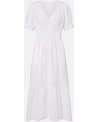 Velvet - Rivelle Cotton Gauze Midi Dress - Lyst