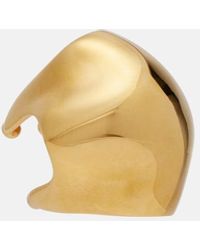 KHAITE - Lotus 18Kt-Plated Ear Cuff - Lyst