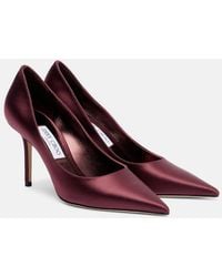 Jimmy Choo - Love 85 Satin Pumps - Lyst