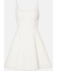STAUD - Bridal Joy Cotton-Blend Minidress - Lyst