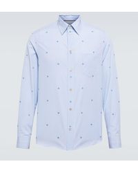 Gucci - GG Striped Cotton Poplin Shirt - Lyst