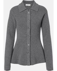 Rohe - Ribbed-Knit Wool And Cashmere Cardigan - Lyst