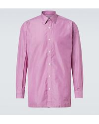 Charvet - Striped Cotton Poplin Shirt - Lyst