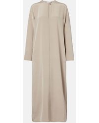 Max Mara - Unghia Silk-Blend Midi Dress - Lyst