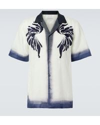 Dries Van Noten - Embroidered Bowling Shirt - Lyst
