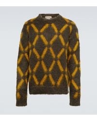 Marni - Intarsia Mohair-Blend Sweater - Lyst