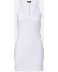 Gucci - Gg Jacquard Minidress - Lyst