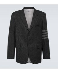 Thom Browne - Blazer 4-Bar en tweed de laine - Lyst