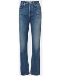 Agolde - 90's Pinch Long Straight Jeans - Lyst