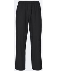 The Row - Pascale Cotton And Silk Straight Pants - Lyst