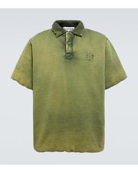 Loewe - Padded Cotton Jersey Polo Shirt - Lyst
