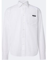 Prada - Camisa De Algodon - Lyst