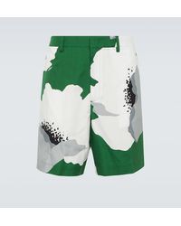 Valentino - Bermuda-Shorts aus Baumwollpopeline - Lyst