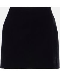 Wardrobe NYC - Velvet Miniskirt - Lyst