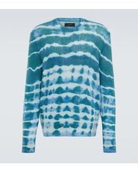 Amiri - Tie-Dye Cashmere And Wool Sweater - Lyst