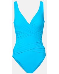 Karla Colletto - Basics Draped Swimsuit - Lyst