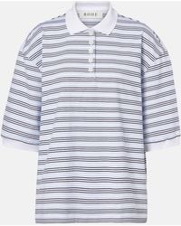 Rohe - Striped Oversized Cotton Polo Shirt - Lyst