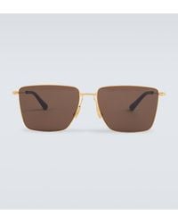 Bottega Veneta - Ultrathin Rectangular Sunglasses - Lyst