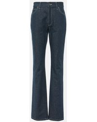 Loro Piana - High-Rise Straight Jeans Nedar - Lyst