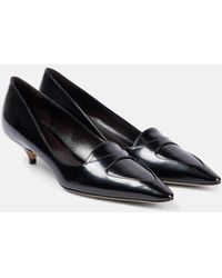 The Row - Viv Leather Loafer Pumps - Lyst