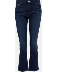 AG Jeans - Jodi Mid-rise Cropped Jeans - Lyst
