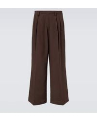 ERL - Pleated Wide-Leg Pants - Lyst