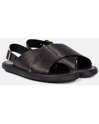 Tod's - Sandali Con Pelle Intrecciata - Lyst