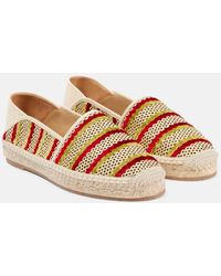Manolo Blahnik - Espadrilles Espadra Aus Raffiabast - Lyst