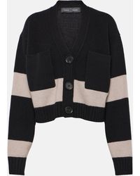 Proenza Schouler - Sofia Wool And Cashmere Cropped Cardigan - Lyst