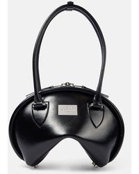 Acne Studios - Schultertasche Bowlina Mini Aus Leder - Lyst