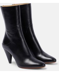Proenza Schouler - Cone Leather Ankle Boots - Lyst