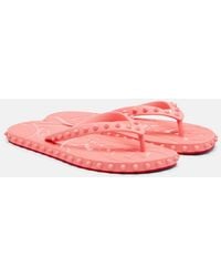 Christian Louboutin - Super Loubi Flip Spiked Thong Sandals - Lyst