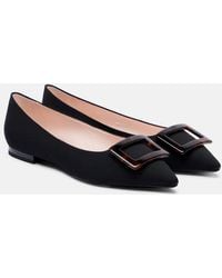 Roger Vivier - Gommettine Grosgrain Ballet Flats - Lyst