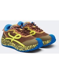 Loewe - Pogo Suede-Trimmed Sneakers - Lyst
