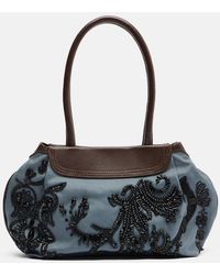 Dries Van Noten - Embellished Twill Shoulder Bag - Lyst