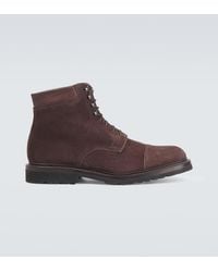 George Cleverley - Taron Ii Suede Lace-Up Boots - Lyst