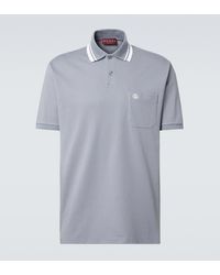 Gucci - Polohemd Gg Web Aus Einem Baumwollgemisch - Lyst