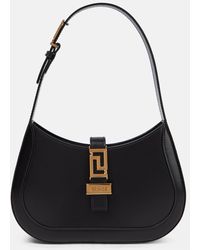 Versace - Greca Goddess Small Leather Tote Bag - Lyst